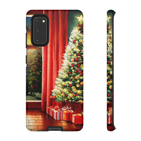 Christmas Tree in Cozy Holiday Home - Impact Resistant Phone Case Samsung Galaxy S20 Matte